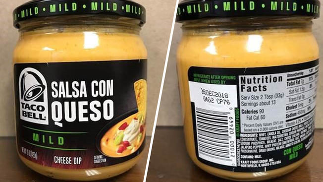 Click to enlarge salsa queso kraft botulism