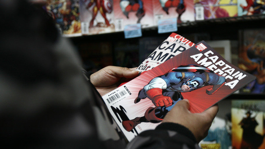 Click to enlarge captain america comic book