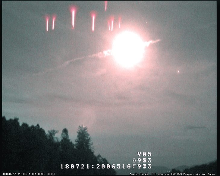 Red Sprites, Moon An Jupiter