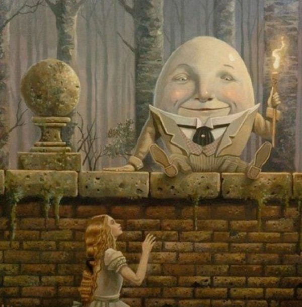 Click to enlarge Humpty Dumpty Alice