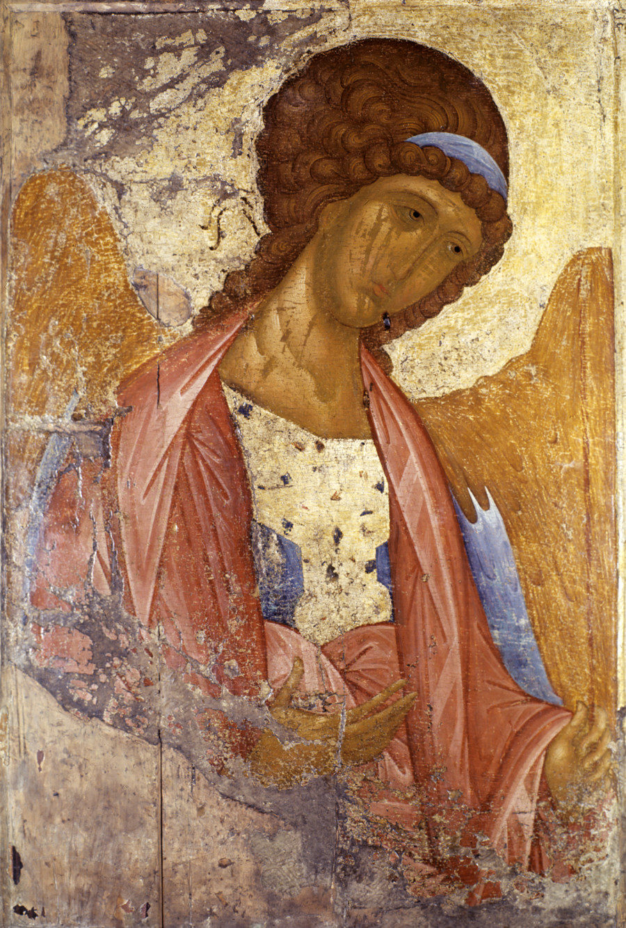 The Archangel Michael. Copy of an icon by Andrei Rublev.