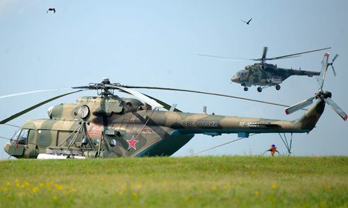 Russian Air Force helicopters
