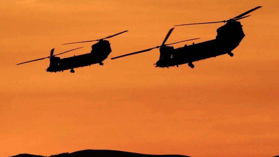 Click to enlarge British helicopters