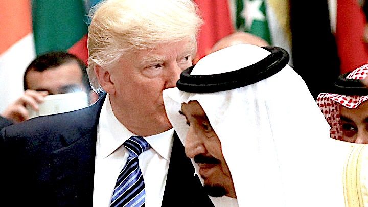 Trump&King Salman bin Abdulaziz Al Saud
