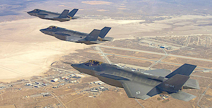 Click to enlarge F-35 Joint Strike Fighters