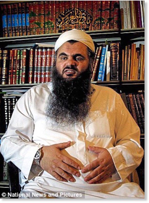 Click to enlarge fanatic Abu Qatada