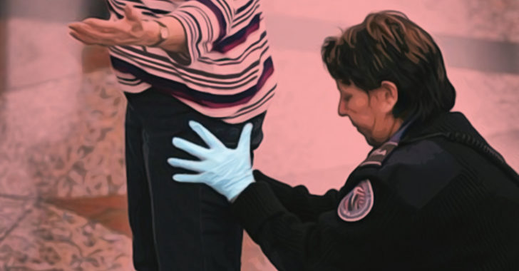 Click to enlarge TSA frisk