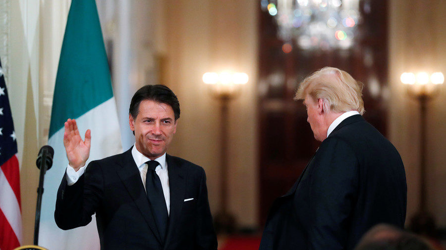 Click to enlarge Giuseppe Conte Donald Trump