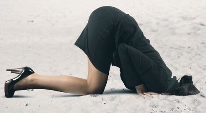 head in the sand