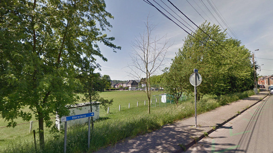 Click to enlarge The football pitch in Verviers, Belgium