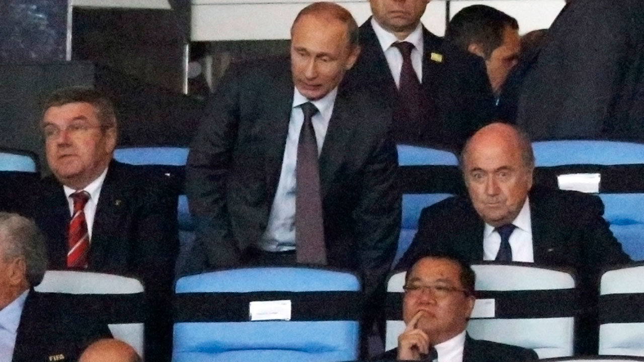 Click to enlarge Thomas Bach Putin World cup Russia