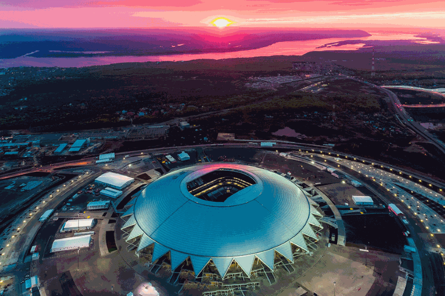 Click to enlarge Cosmos arean world cup russia