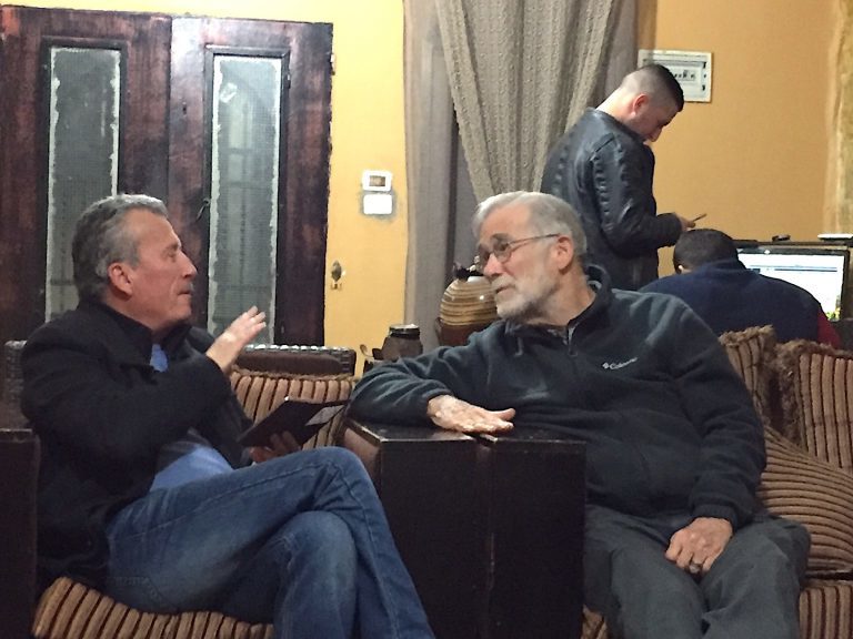 Click to enlarge Bassem Tamimi and Ray McGovern