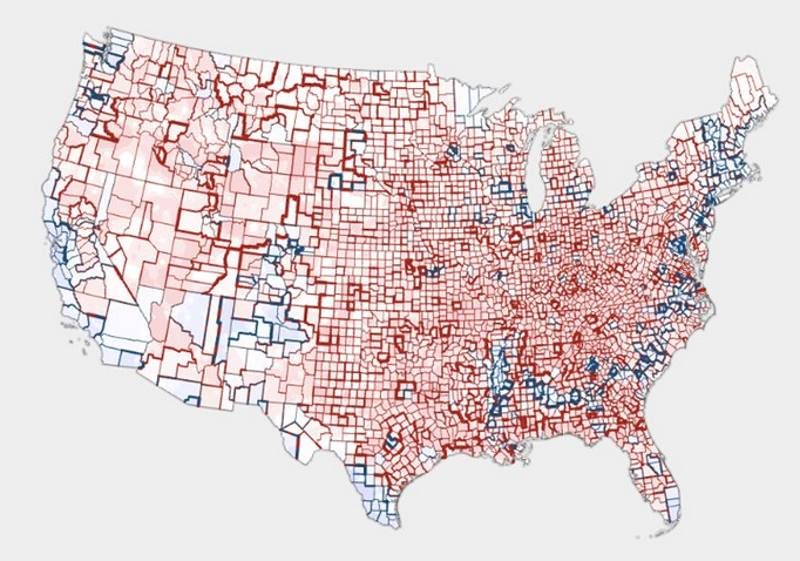 us 20016 election by country