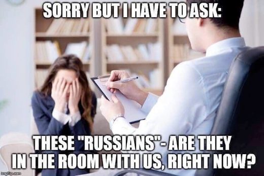 Russians meddling meme