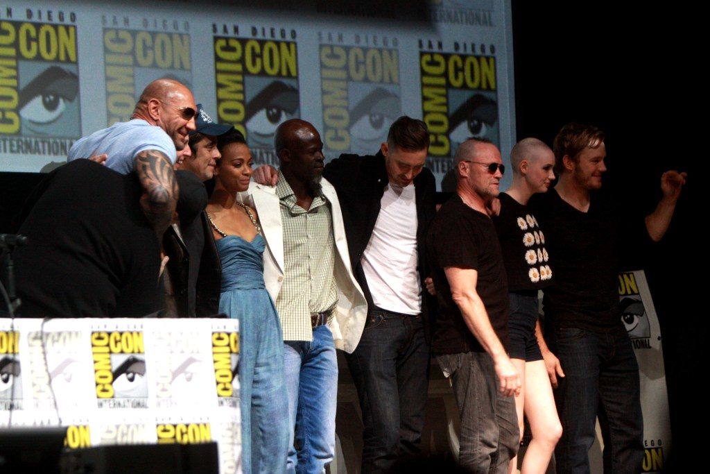 Guardians of the Galaxy cast Comic Con