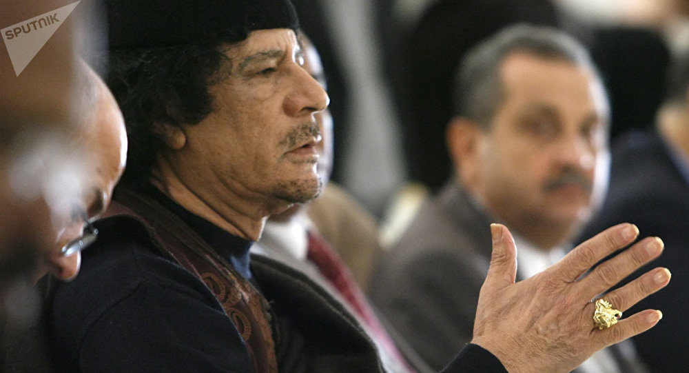 Click to enlarge Colonel Muammar Gaddafi