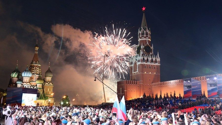 Russia Day fireworks
