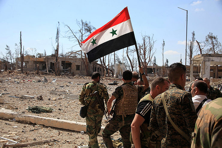 syrian flag aleppo