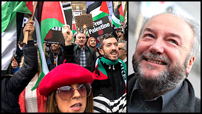 Click to enlarge UK rally/George Galloway