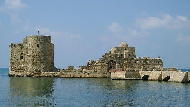 Click to enlarge Sidon fort greece