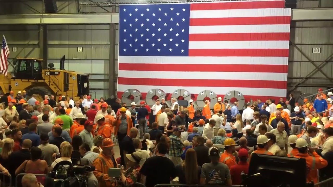 trump rally steel workers