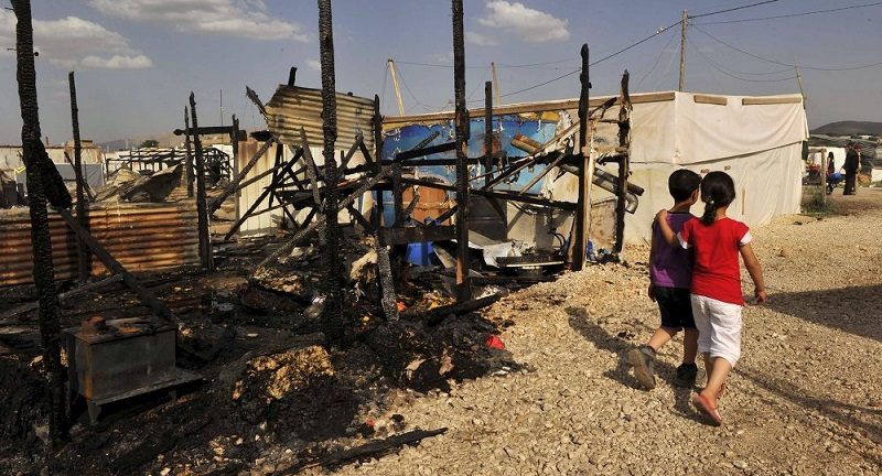 Click to enlarge Syrian refugees