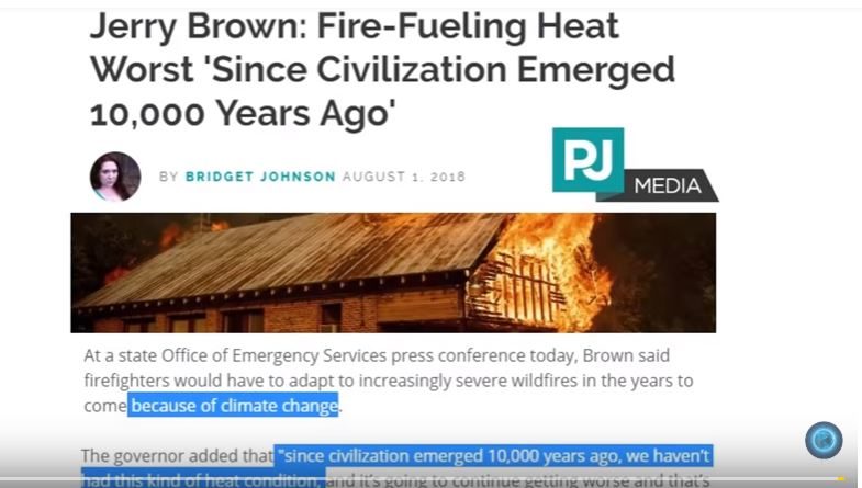 Jerry Brown's climate mis-statements
