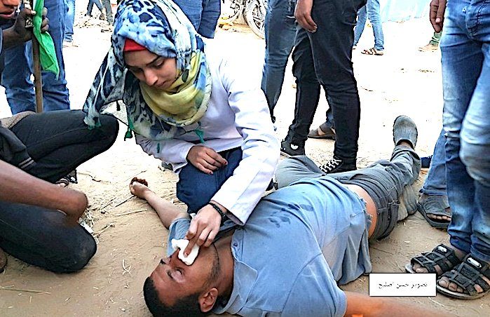 Click to enlarge Razan al Najjar, Gaza medic