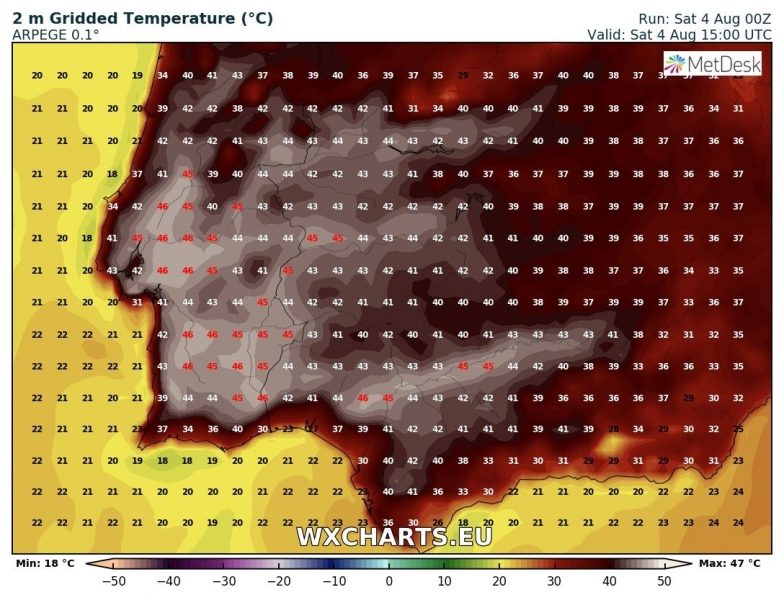 heatwave spain portugal