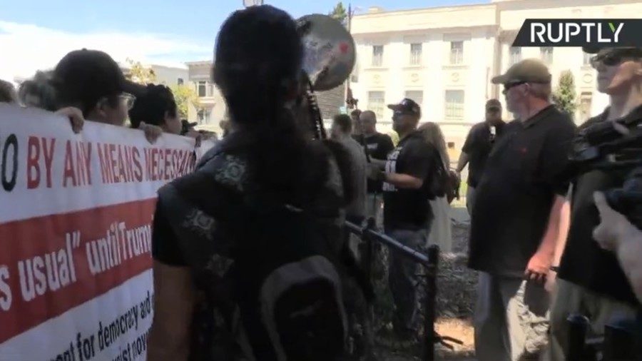 antifa scuffle berkeley