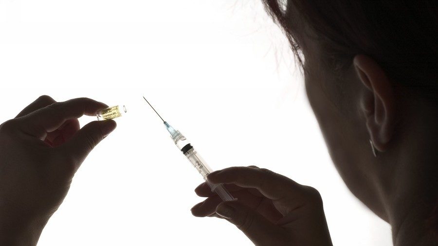 Click to enlarge opioid injection