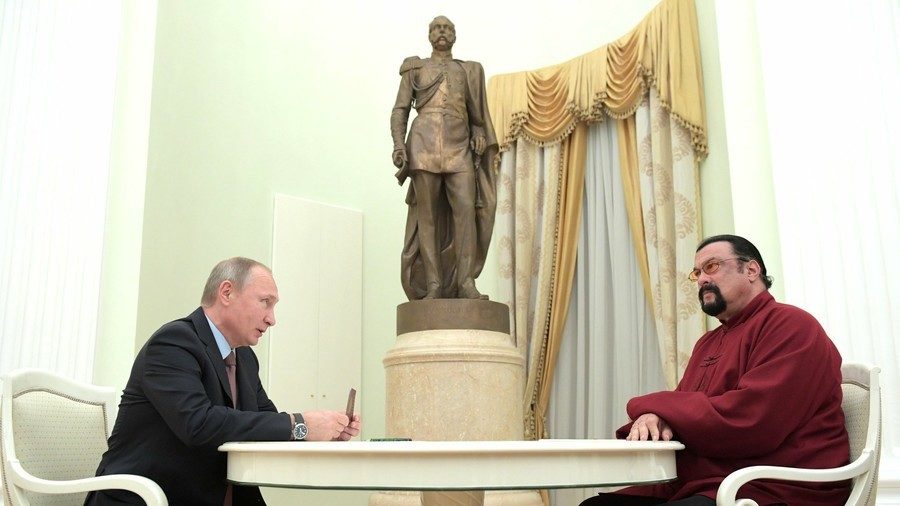 Putin and Seagal