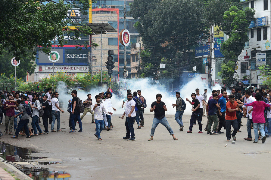 Bangladeshi protests August 2018
