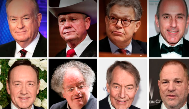 Click to enlarge The #MeToo movement has led to allegations against dozens of famous men