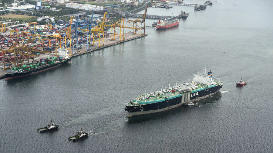 Click to enlarge LNG tanker