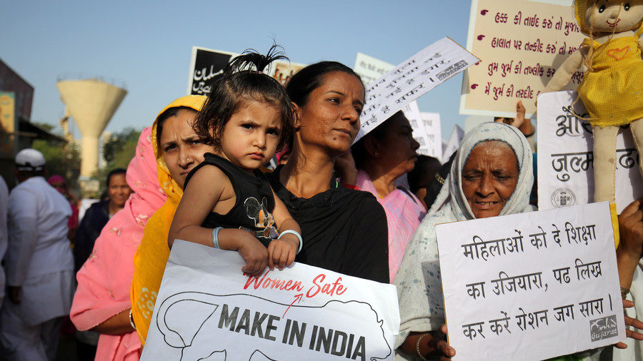 Anti-rape protestors in India