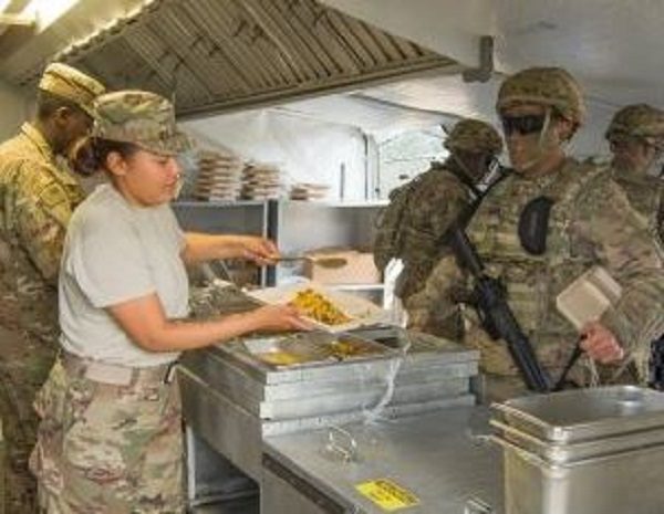 Click to enlarge army meal
