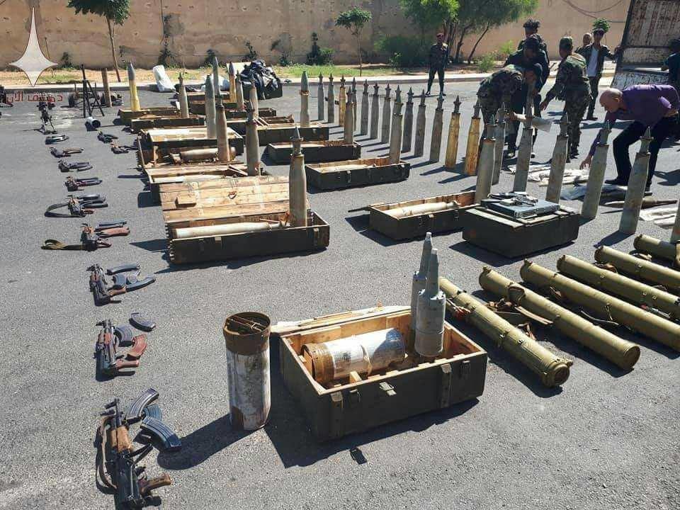 Confiscated weapons