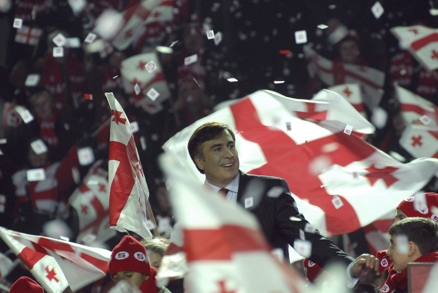 Click to enlarge Mikhail Saakashvili