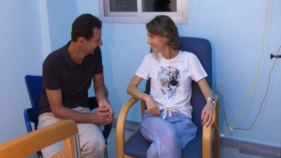 Syrian President Bashar Assad and Syrian First Lady Asma Assad
