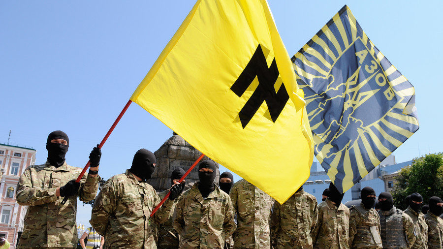 Click to enlarge Members of the Azov Battalion