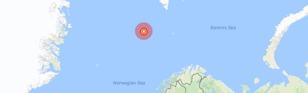 Click to enlarge Magnitude 5.8 Moderate Earthquake Hits Greenland Sea August 7 2018