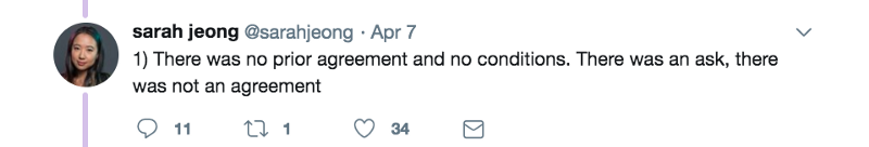 Click to enlarge Sarah Jeong tweet
