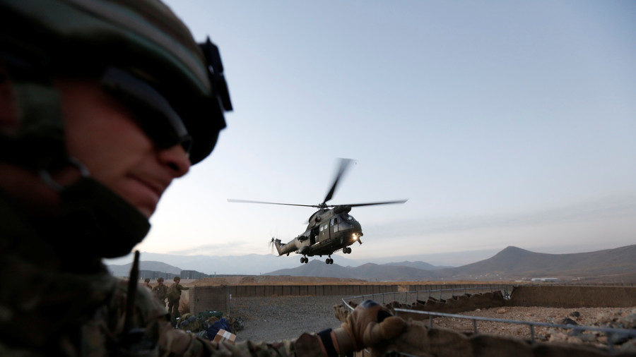 Afghanistan helicopter soldier
