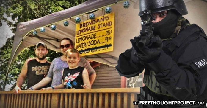 Click to enlarge Brendan's lemonade stand