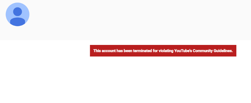 account disabled