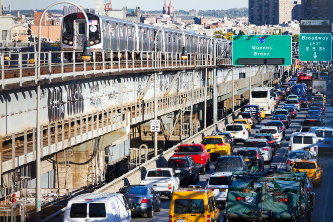 Click to enlarge New York traffic