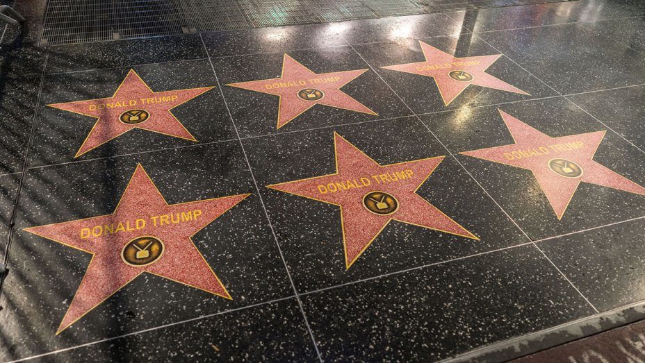 Click to enlarge trump star hollywood