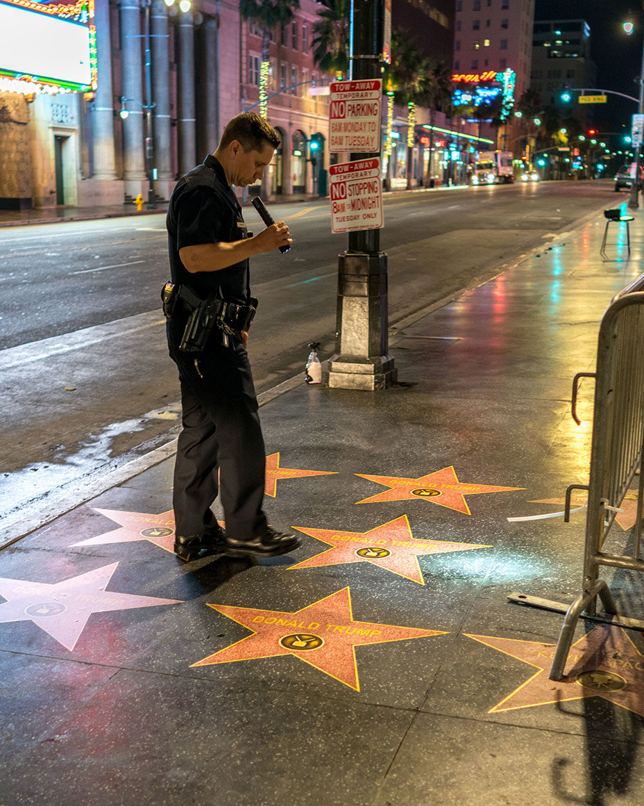 Click to enlarge trump star hollywood